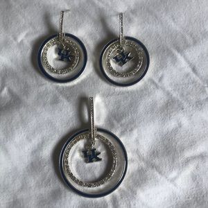 Earring and pendent set.  UK.